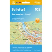 102 Sollefteå Sverigeserien 1:50 000